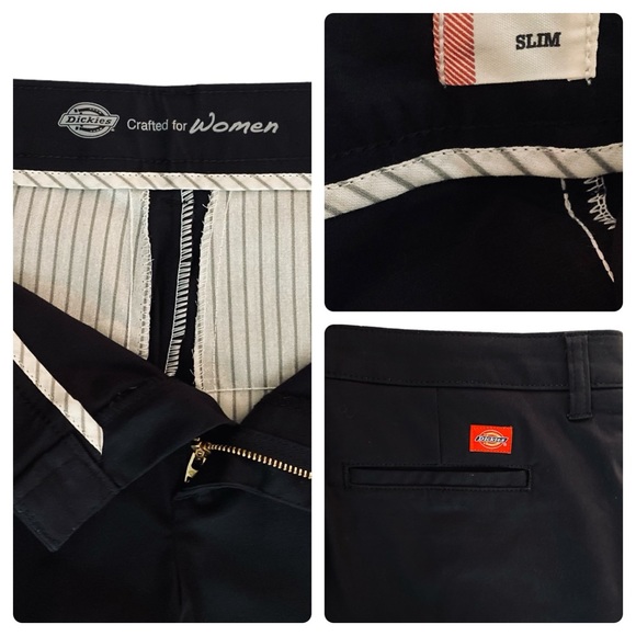 Dickies Women's Slim Fit Bootcut Stretch Pants 12 Short NWT - Picture 7 of 16